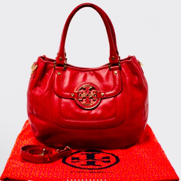 Tory Burch Cherry Red Shoulder Bag - Picture 1 of 16